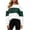 Army Green, variant on Color Block Sweatshirt for Women Fashionable Loose Round Neck Long Sleeved Pullover Tops for Causal & Work Wear