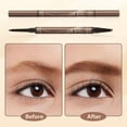 thumbnail image 5 of 2 in 1 Magic Eyebrow Pencil, 2024 Upgrade 3D Waterproof Microblading Eyebrow Pencil Contouring Pen, 4-Tipped Precise Brow Pen Tattoo Pencil for Natural Makeup Last All Day (Dark Brown), 5 of 7