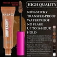thumbnail image 3 of Juego de 9 colores de crema líquida natural para teñir cejas, resistente al agua, tinte marrón duradero, máscara de belleza para cejas, maquillaje para pintar cejas, color 06, 3 of 3