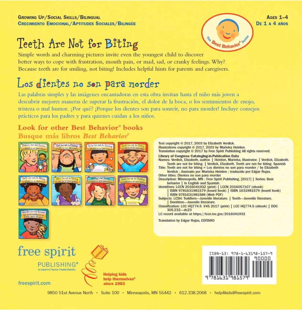 Best Behavior(r) Best Behavior(r) Series Board Book Bilingual 9-Book Set, (Board Book)