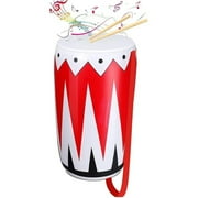 1 Pack Inflatable Instrument Decor, Drum Music Instruments Party Props Decorations, 80s 90s Inflatable Props Rock and Roll Music Party Favors Decorations