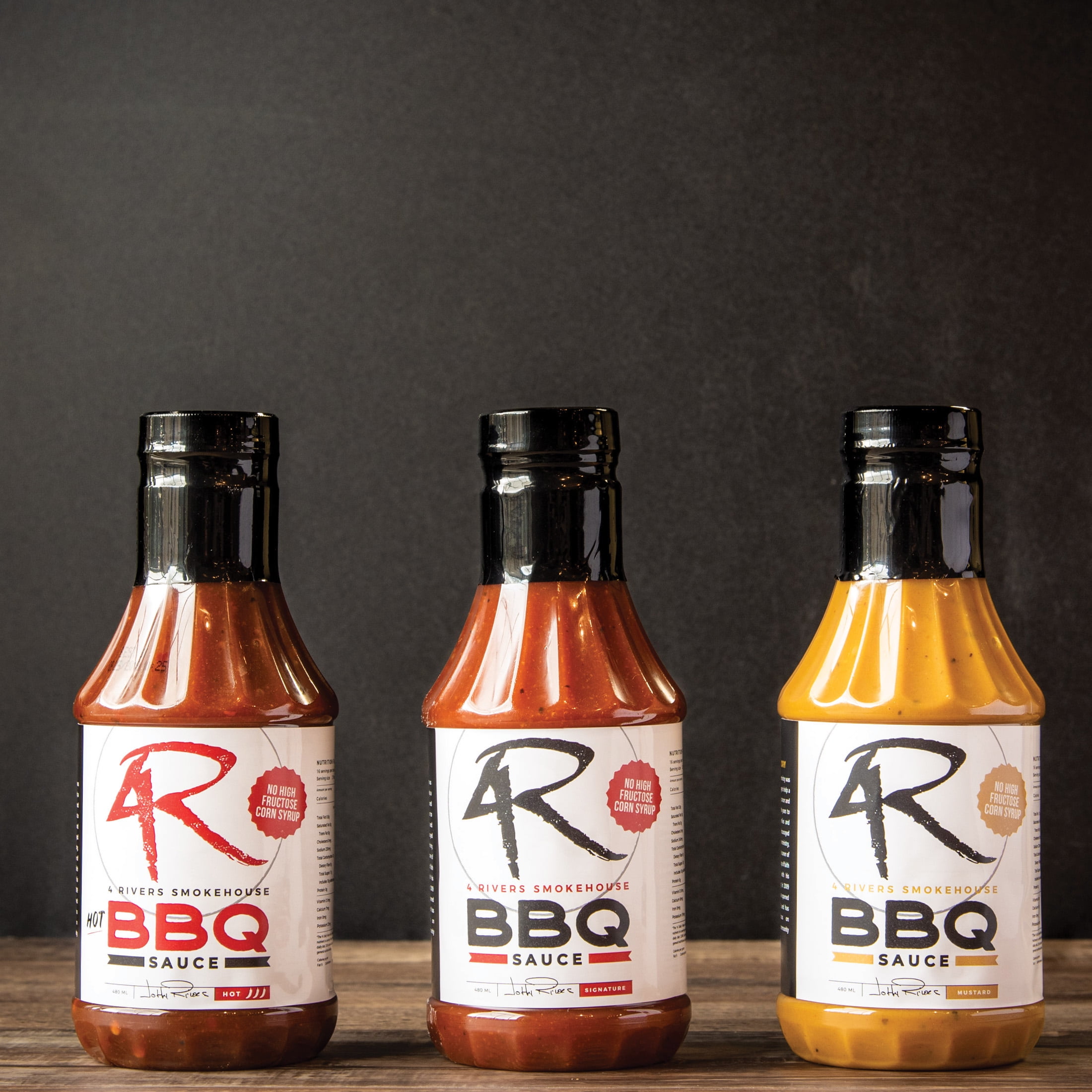 (2 pack) 4 Rivers Hot BBQ Sauce - 16 fl oz
