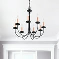 thumbnail image 4 of Livex Lighting Heritage Chandelier in Black, 4 of 10