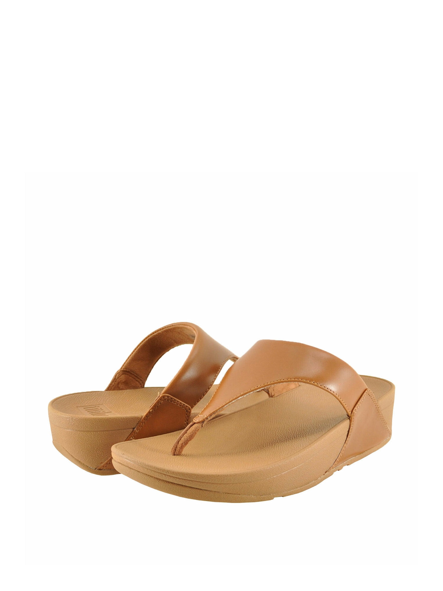Fitflop Lulu Women's Leather Toe Thong Wedge Sandals I88-592 - Walmart.com