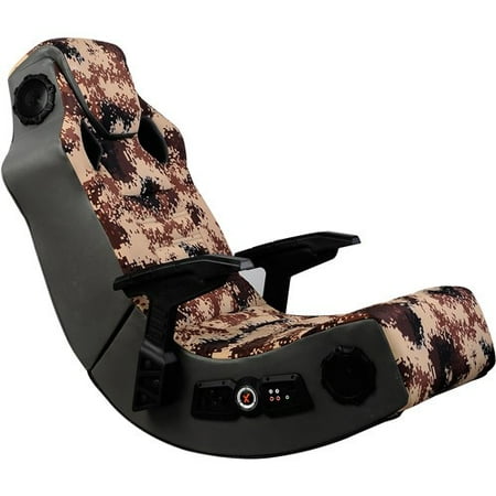 X Rocker Wireless 4-Speaker Pro Series Video Rocker Gaming Chair, Camouflage