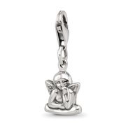 Reflections 925 Sterling Silver Antiqued Ornate Charm 23 x 10 mm.