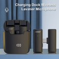 thumbnail image 4 of Microphone Lavalier avec 2 Pcs Micro et 1 Pce Récepteur Ramassage Omnidirectionnel Réduction de Bruit 6 Heures de Fonctionnement pour Vlog, 4 of 8