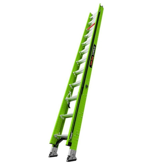 Little Giant Ladders B2239408 24 ft. Hyperlight Type IAA Fiberglass Extension Ladder - 17924 - Green - 375 lbs