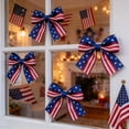 thumbnail image 5 of Red White and Blue Decorations Patriotic Wired Ribbon 5 Yards Total Red White Stripe & Plaid Ribbon for 4Th of July Decor Independence Day Memorial Day & America Anniversary Crafts, 5 of 9