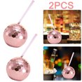thumbnail image 1 of Copa de Vino Likrtyny Discoteca para Cóctel Paja oro Rosa 2 Uds., 1 of 9