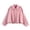 #01Pink, variant on Women's Faux Suede Bomber Jacket Spring Lapel Pilot Coat Casual Oversized Long Sleeves Trendy Streetwear Outerwear Brown L