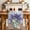 Lavender SlateBlue LightBLue, variant on Purple Lavender Table Runner 60 Inches Long Farmhouse Dress Scarves, Spring Daisy Butterfly Plants Watercolor Blue Dining Tablerunner for Coffee Table/Kitchen Island/Party Décor, 13" x 60"