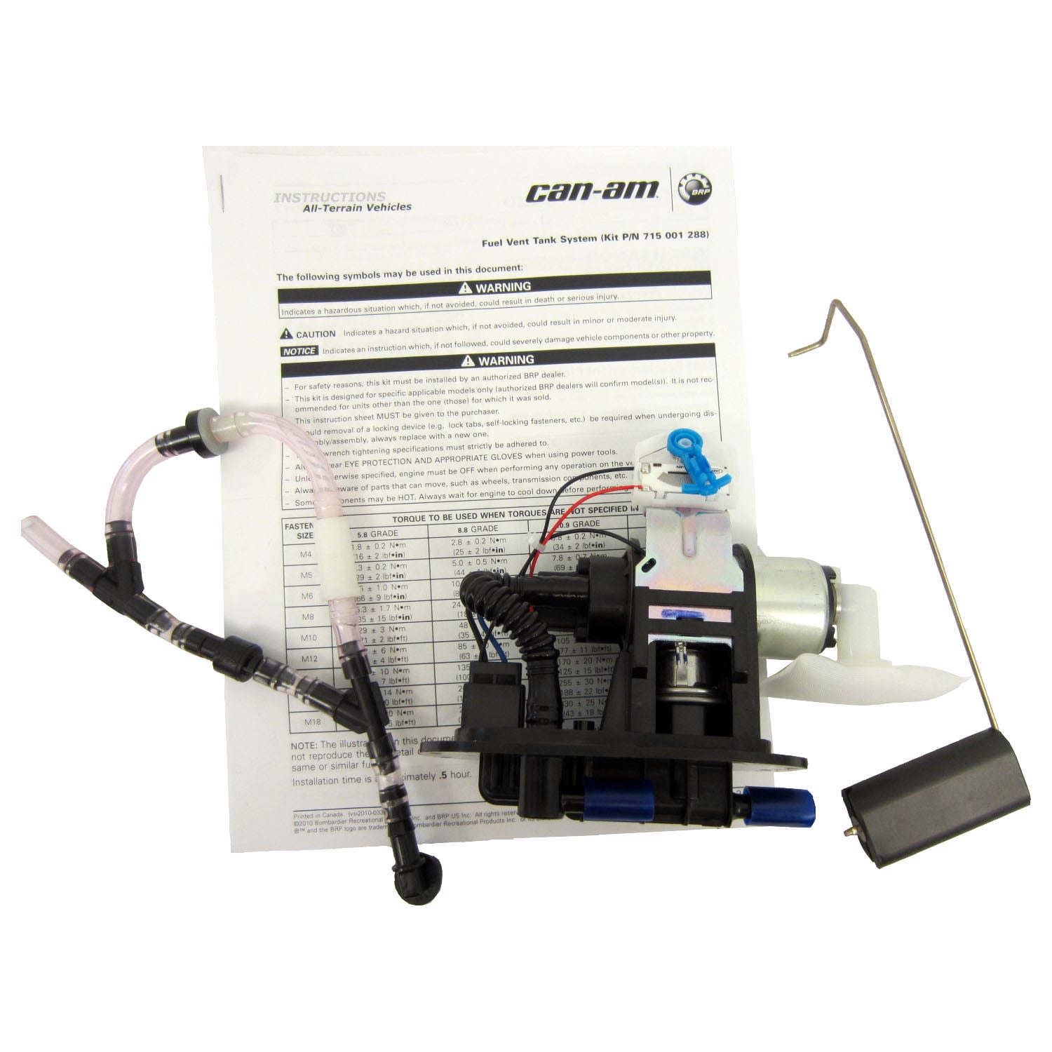 CanAm New OEM Outlander Renegade ATV Fuel Pump Kit 703500771 400 500 650 800