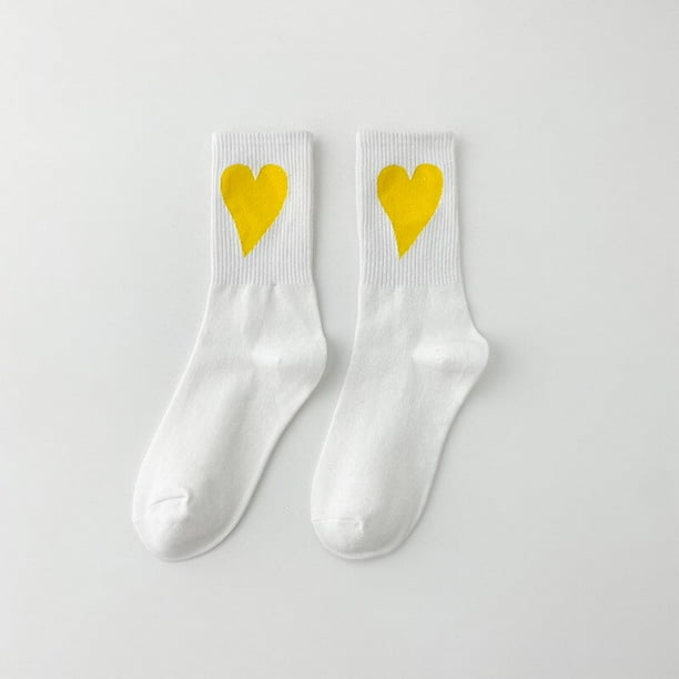Calcetines de algodón para mujer, medias simples que combinan con todo, versión coreana, monopatín callejero, primavera y otoño