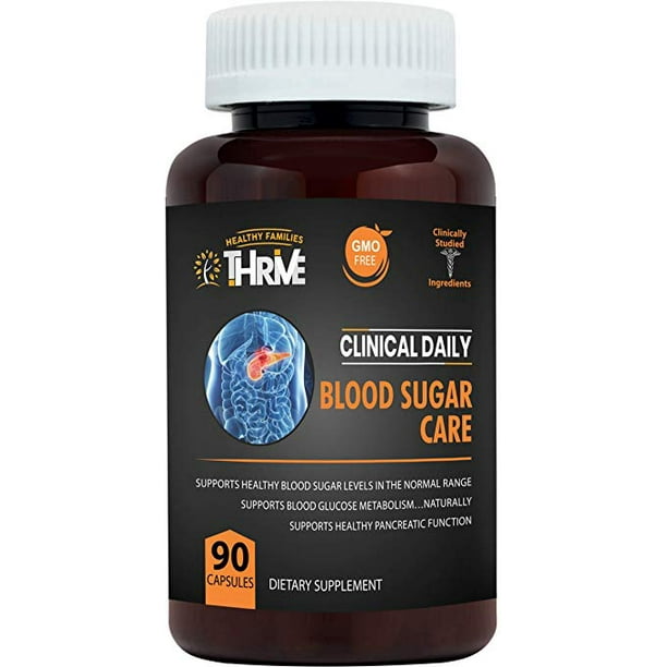 Clinical Daily Blood Sugar Support & Glucose Metabolism Diabetes