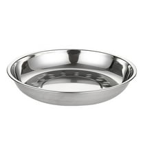 Non Stainless Steel Plates Shallow and Deep Circular 16 cm for Dining and Serving