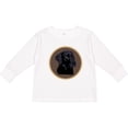 thumbnail image 3 of Inktastic Black Lab Dog Labrador Retriever Boys or Girls Long Sleeve Toddler T-Shirt, 3 of 5