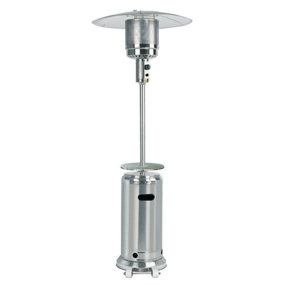 Patio Heater- 87'' Tall Stainless Steel AZ Patio Heater with Table