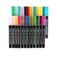 thumbnail image 2 of Assorted Colors Highlighter Set Marker Pens Double Line Pen Color Hand Account Pen Dream Metal Pen Hand-painted 24 Color Highlighter Marker Pen 10ML, Christmas Gifts, 2 of 9