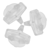 Homoyoyo Motorcycle Visor Screws Transparent Pc for Universal Fit