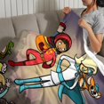 thumbnail image 3 of WordGirl anti-pilling, suave, ligera, esponjosa y acogedora de lujo para hogar y cocina – Perfecta para niños y adultos,100x130cm, 3 of 6