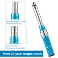 thumbnail image 3 of Spoke Torque Wrench Steel Torque Wrench Set 2-10 NM Spoke Tightening Torque Tool Accurate Flexible Torque Setting Wrench Tight Reliable Torque Spanner Portable for Motorcycle-blue-, 3 of 8