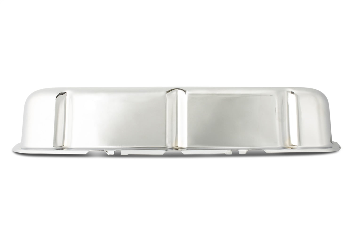 Chrome Steel Valve Cover Set w/Ford Racing Logo