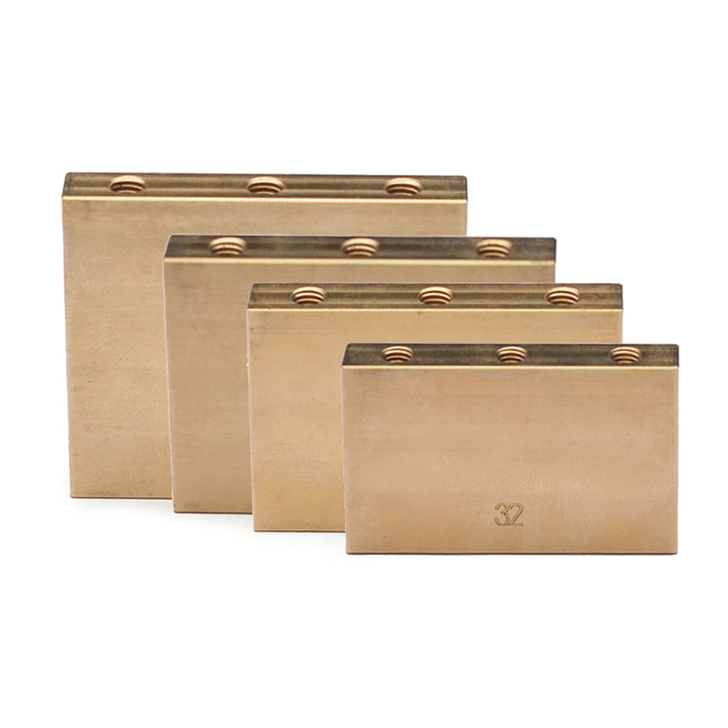 WINDLAND Solid Brass Tremolo Block for Floyd Rose Style Locking Tremolo Bridge Electric Guitar, 32/34/37/42mm Tall Tremolo Block