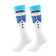 thumbnail image 1 of Minnieouse 1 par de calcetines de nailon con temática navideña para hombres y mujeres, calcetín cálido transpirable de tubo largo para banquetes, medias Medias muñeco de nieve azul Minnieouse AP012906-04, 1 of 6
