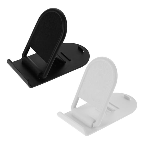 CRAFTHROU Portable Foldable Cell Phone Holder Black 2Pcs 3.5x1.9x0.7In