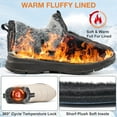 thumbnail image 3 of Ecetana Snow Boots for Women Winter Slip On Ankle Boots Waterproof Outdoor Anti Slip Shoes, 3 of 6