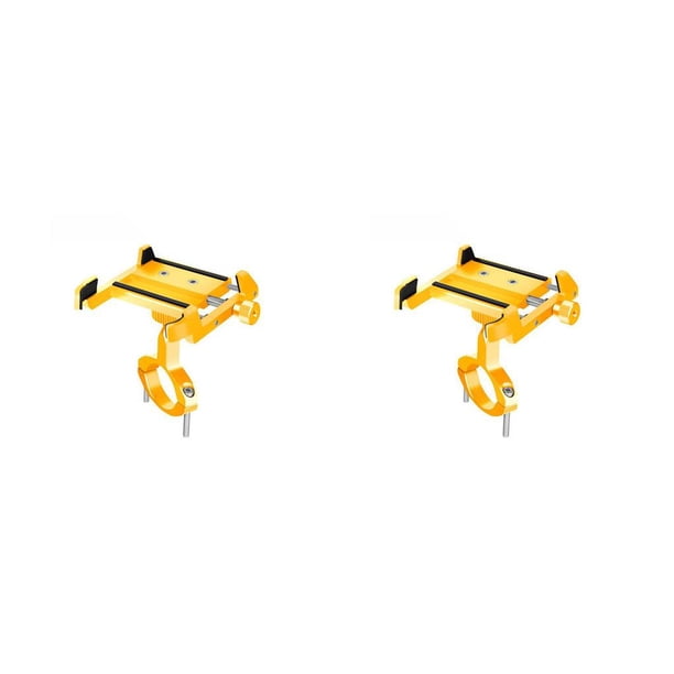 Yuarrent Soporte de aleación para teléfono móvil, manillar portátil, revestimiento de goma Universal, soporte de fijación estirable, estante de Type1 NO1 Yuarrent CBP235789