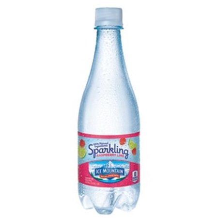 Nestle Waters No. America 16.9 oz Ice Mountain Lemon Sparkling Spring Water - Pack of 24