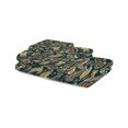 thumbnail image 2 of Boho Green Floral Towel Set of 3, Soft Microfiber Bath Towels, Hand Towel, Washcloths, Farmhouse Botanical Vintage Paisley Flower Quick-Dry Absorbent Towels for Bathroom Kitchen Hotel Beach Gym Spa, 2 of 7