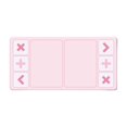 thumbnail image 3 of Waterproof Silicone Kids Toy Trading Mat with Check Cross Plus Trade Zones for Fidget Pop Board Games Tabletop Board Playmat, Soft Pink, 1 Pack, 3 of 10
