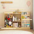 thumbnail image 3 of Leumius Kids Bookshelf,Wooden Toy Storage Cabinet,3-Tier Book Shelf Bookcase for Nursery,Playroom,Kindergarten,Natural, 3 of 6