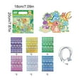 thumbnail image 3 of FEOLGEHLY 10 Sets DIY Mosaic Stickers for Kids, Dinosaur Art Craft Kit with 720+ Stickers, Travel Toys for Kids, Christmas Birthday Gifts for Girls and Boys 3-8 Year Olds, 3 of 8