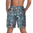 thumbnail image 4 of Balery Dachshund Dog Puppy Mens Swim Trunks Swim Shorts for Men Quick Dry Inseam Beach Shorts with Compression Liner Pocket-3X-Large, 4 of 9