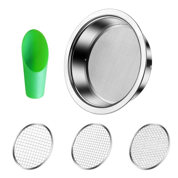 Ymam.Light Rock Garden Sieve Soil Sifter, Stainless Stackable Gardening