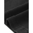 thumbnail image 5 of Falda Cargo de Denim INSPIRE CHIC para Mujeres, Falda Midi de Jean con Corte en la Parte Inferior y Bolsillo, Color Negro, 5 of 5