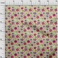thumbnail image 3 of oneOone Rayon Light Yellow Fabric Asian Suzani Sewing Craft Projects Fabric Prints By Yard 56 Inch Wide, 3 of 5
