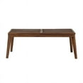 thumbnail image 5 of Modern Outdoor Zander Solid Wood Coffee Table - Dark Brown, 5 of 5