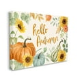 thumbnail image 3 of Hello Autumn Orange Calligraphy Fall Plants Border Botanical & Floral Graphic Art Gallery-Wrapped Canvas Print Wall Art, 3 of 5