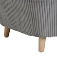 thumbnail image 4 of Christopher Knight Home Small Dog Bed with Corduroy Cushion & Solid Wood Legs, 30" x 22", Grey, 4 of 8