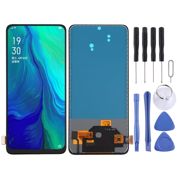 Cellphone Spare Parts  TFT LCD Screen For OPPO Reno 10x zoom with Digitizer Full Assembly (No Fingerprint Identification)