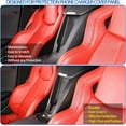 thumbnail image 2 of TINKI Phone Charger Cover Compatible with Chevrolet Corvette C8 2020-2023, ABS Center Console Seat Compartment Phone Charger Cover, Interior Center Armrest Accessories, 2 of 14