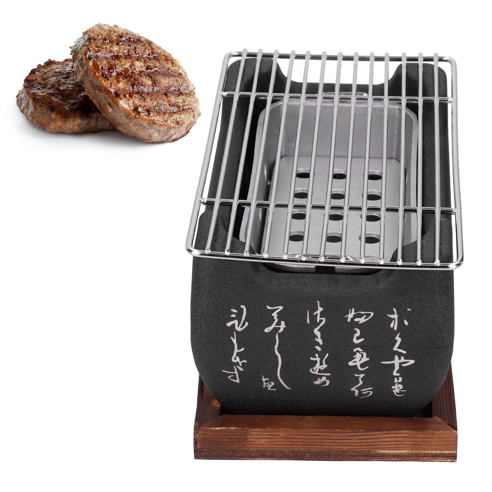 Mini Portable Japanese BBQ Grill Aluminium Alloy Charcoal Grill