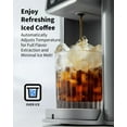 thumbnail image 3 of Hot & Iced Coffee Maker with Bold Setting, Single Serve Coffee Maker for K Cup and Grounds, 6-14 Oz Brew Sizes, 50 Oz Removable Water Tank, One Cup Coffee Machine with Reusable Filter, White, 3 of 13