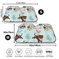 thumbnail image 3 of Balery Cute Pug Dogs Print Car Windshield Sun Shade,Windshield Sunshade for Car Pickup Truck SUV Accessories-Medium, 3 of 7