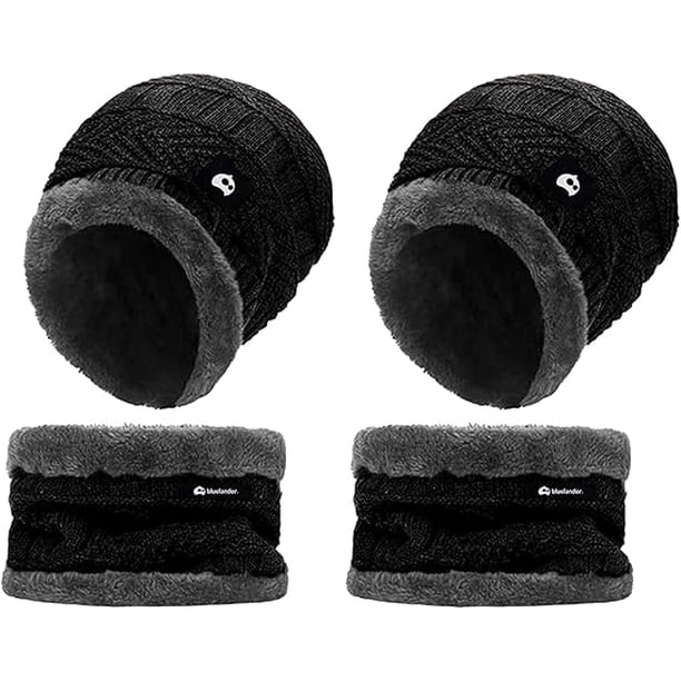Set de 2 Gorros de Invierno con Bufanda, Bluelander, Unisex
